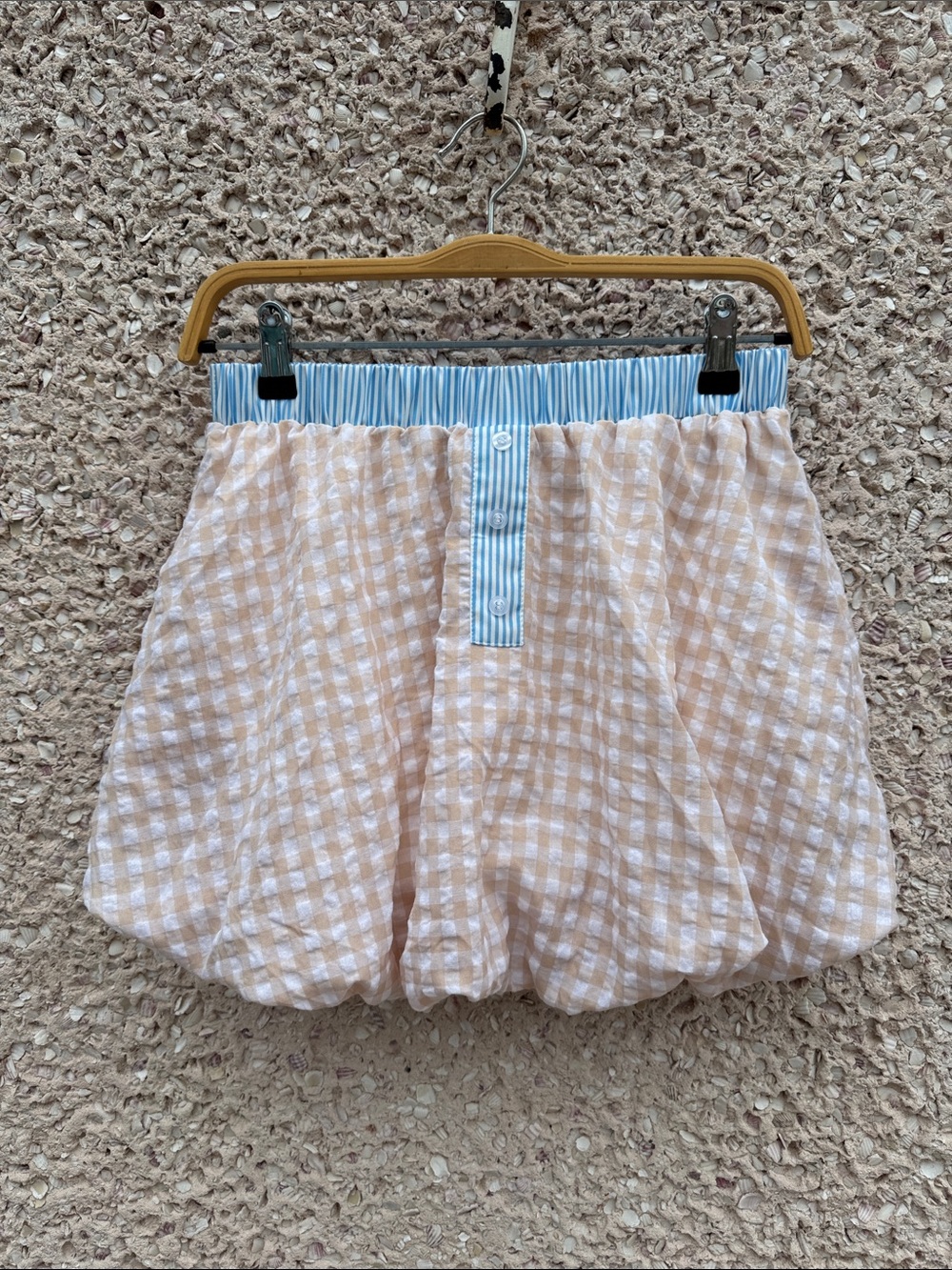 Tatum Gingham Bubble Skort by Wenrine - Picture 2 of 7